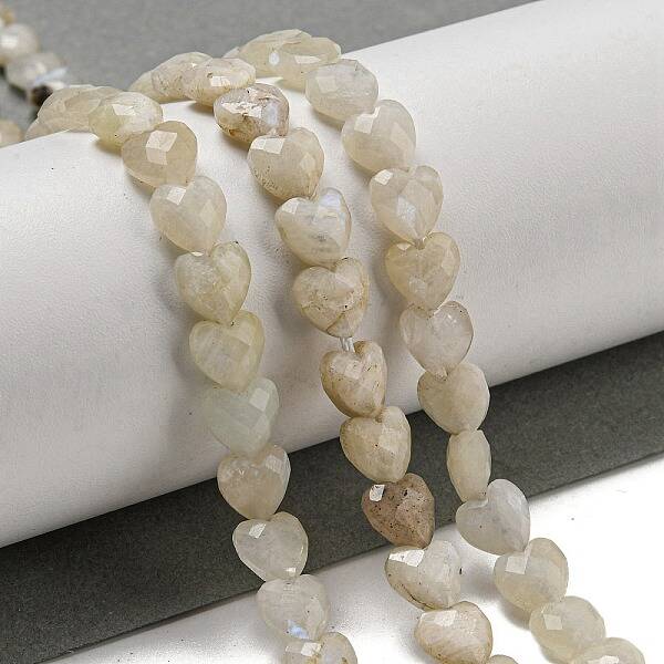 Natural Rainbow Moonstone Beads Strands