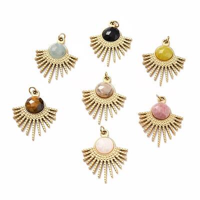 Natural Mixed Gemstone Pendants