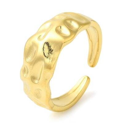 304 Stainless Steel Open Cuff Rings for Women