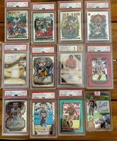 NFL Football Hot Packs - 15 Cards - Look for memorabilia, RPA, Numbered, or Graded Cards - 5 Rookies from 2013-2025
