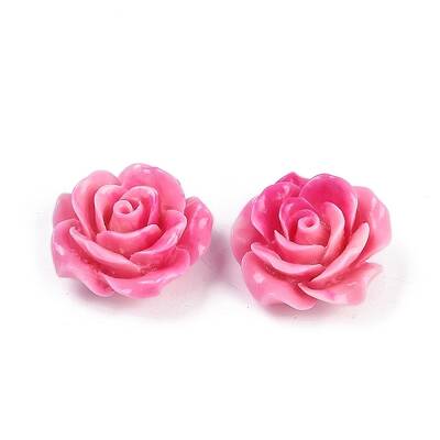 Synthetic Coral Carved Beads