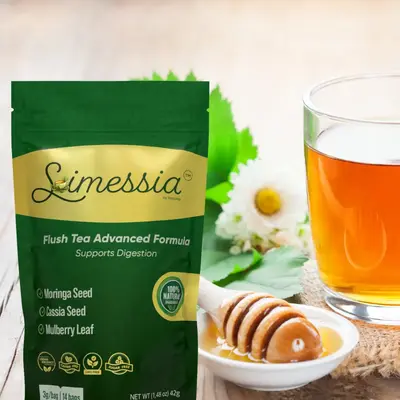 Robutop Simessia Tea - Natural Digestive Support Herbal Blend with Lotus Leaf Cassia Seed Mulberry Leaf Moringa Seed & Green...