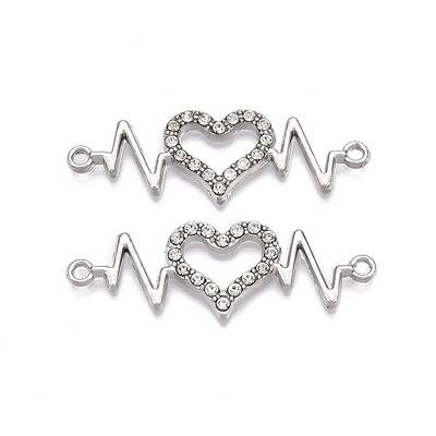 Alloy Rhinestone Links connectors