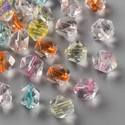 Transparent Acrylic Beads