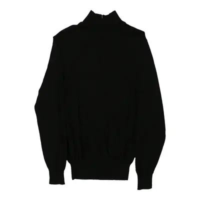 Valentino 1/4 Zip - Small Black Wool