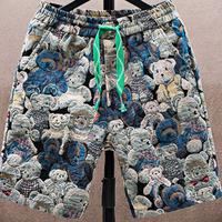 Men’s 2025 Summer Floral Shorts – Loose-Fit Casual Beach & Sports Shorts
