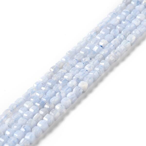 Natural Blue Lace Agate Beads Strands