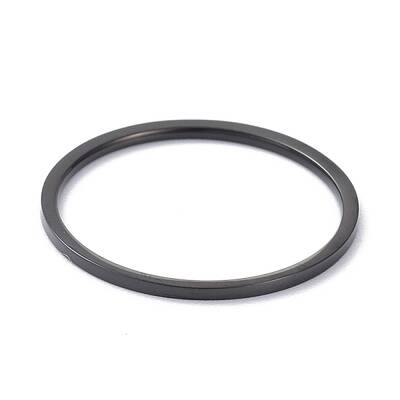 1mm Polished Plain Dome Finger Ring for Girl Women