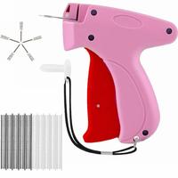 Quick Clothing Fixer, 1 Set Including 1 Count Handheld Tag Attacher Gun with 6 Counts Needles & 1000pcs Glue Needles, Sewing ...