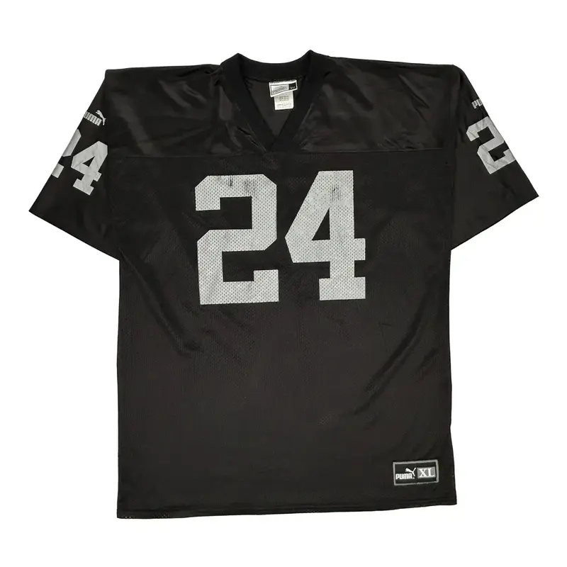 Las Vegas Raiders Woodson 24 Puma Nfl Jersey - XL Black Nylon