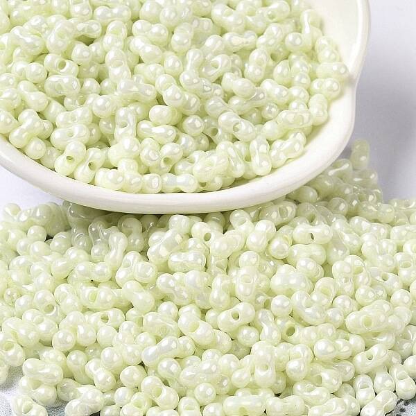Opaque Colours Luster Glass Seed Beads