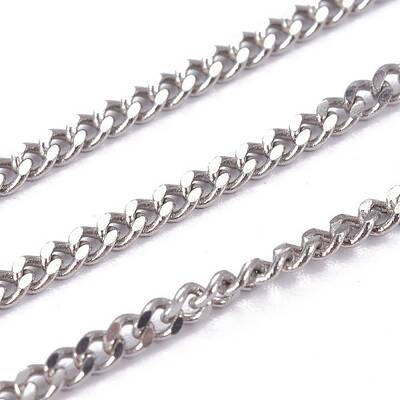 Tarnish Resistant 304 Stainless Steel Curb Chains