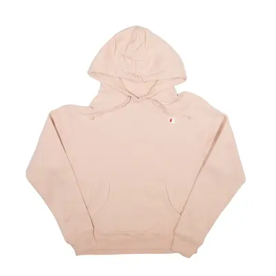 CHAMPION Reverse Weave Hoodie Pink Pullover Womens M
