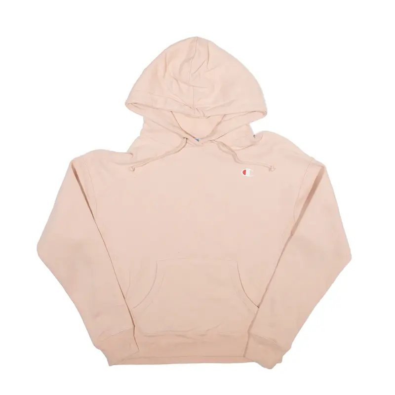CHAMPION Reverse Weave Hoodie Pink Pullover Womens M