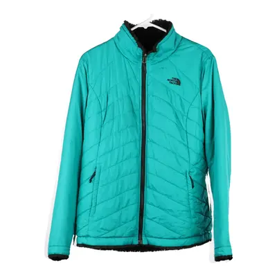 The North Face Reversible Puffer - Large Green Nylon