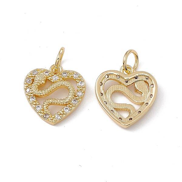 Brass Micro Pave Cubic Zirconia Pendant
