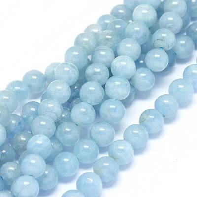 Natural Aquamarine Beads Strands