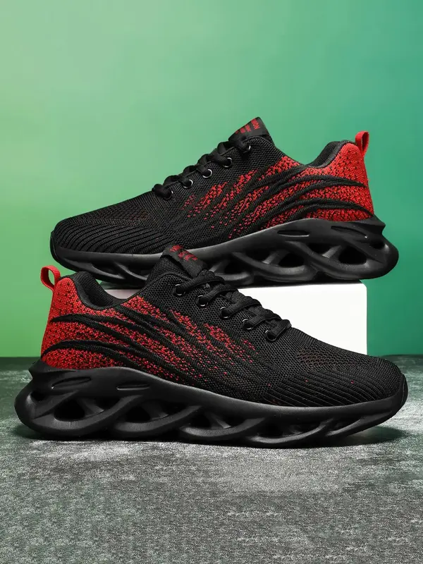 Men's Fashionable Lace Up Low Top Sneakers, Casual Breathable Comfortable Sports Running Shoes, Male All-match Round Toe Shoe...