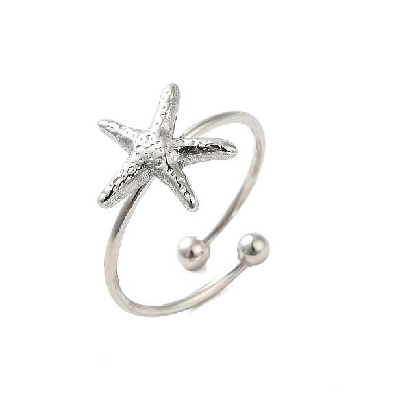 Non-Tarnish 304 Stainless Steel Open Cuff Ring