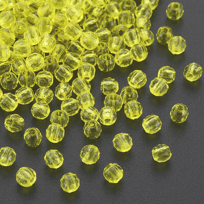 Transparent Acrylic Beads