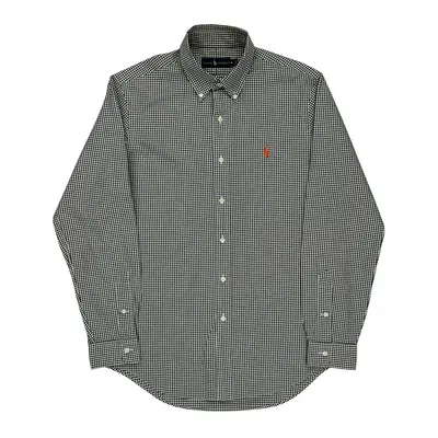 Ralph Lauren Checked Shirt - Medium Black & White Cotton