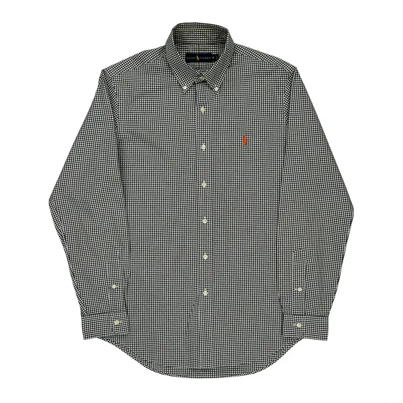 Ralph Lauren Checked Shirt - Medium Black & White Cotton