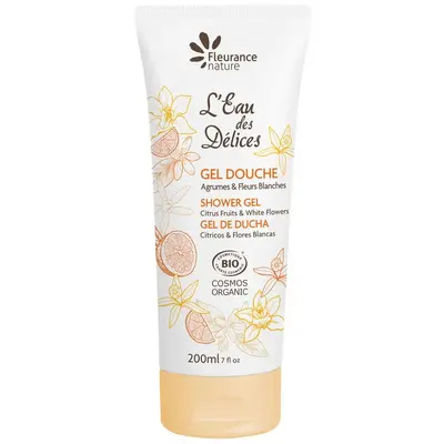 Fleurance Nature Shower Gel - Citrus Fruits & White Flowers - ORGANIC 200 ml