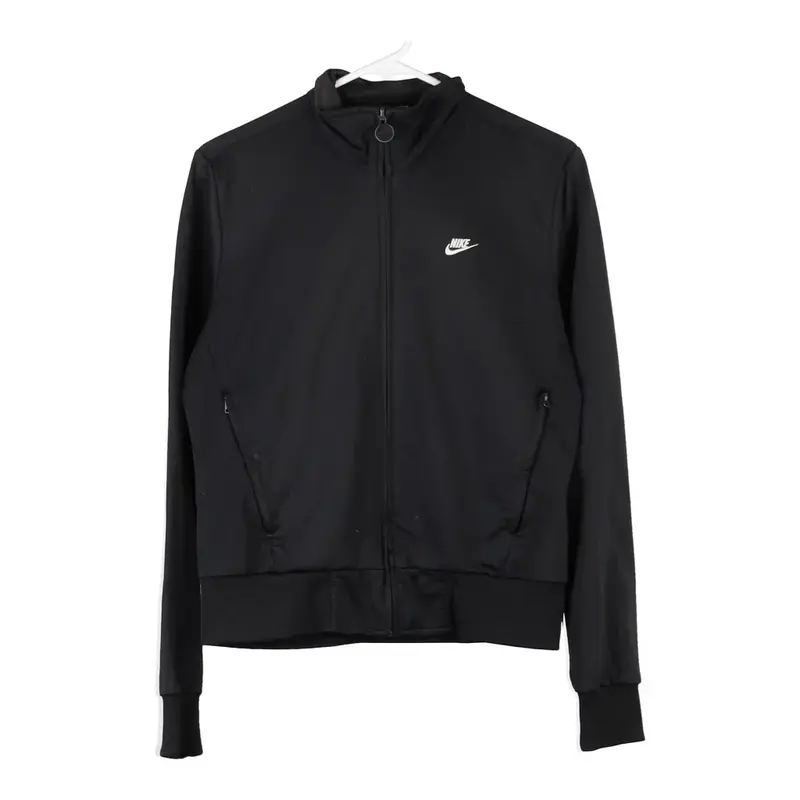 Age 9 Nike Track Jacket - Large Black Polyester