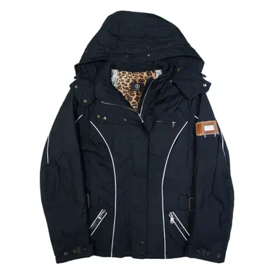BOGNER Mens Ski Jacket Black Hooded S