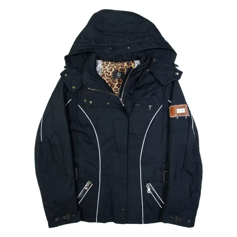 BOGNER Mens Ski Jacket Black Hooded S