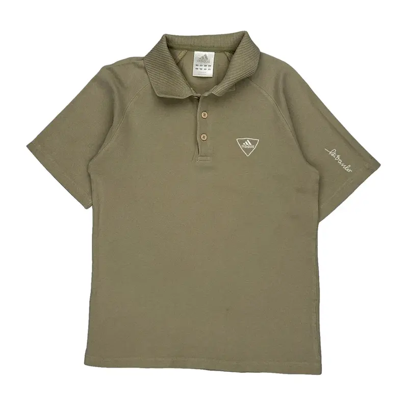 Adidas Polo Shirt - XS Beige Cotton