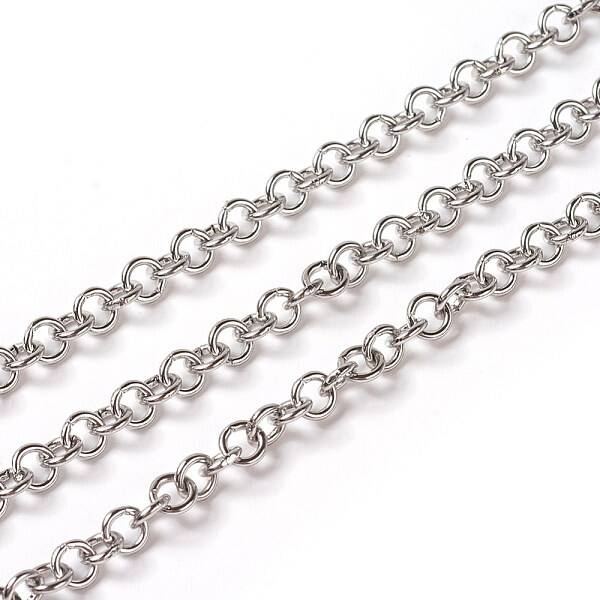 Tarnish Resistant 304 Stainless Steel Rolo Chains