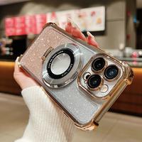 Magnetic Gradient Magnatic Phone Case, Suitable For iPhone 16 Pro Max 15 14 13 12 Phone Case Compatible With Magsafe, Built I...