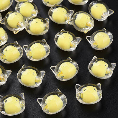 Transparent Acrylic Beads