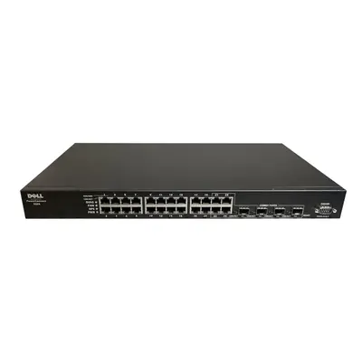 PCT5324 Dell PowerConnect 5324 24 x RJ-45 Ports 1000Base-T + 4 x Shared SFP Ports Layer 2 Managed 1U Rack-mountable Gigabit E...