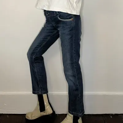 Levis Jeans - 28W UK 6 Blue Cotton