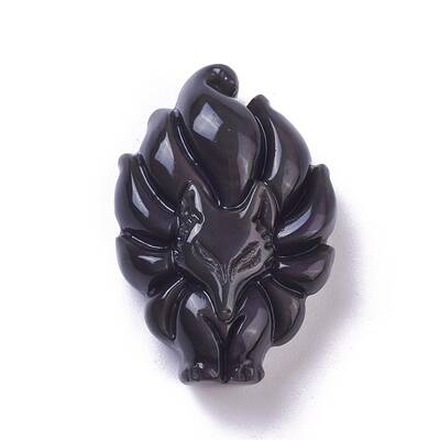 Natural Obsidian Pendants