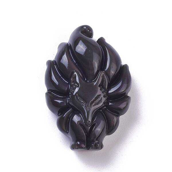 Natural Obsidian Pendants