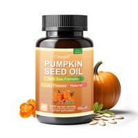 Natural pumpkin seed oil and saw palmetto softgel 3000mg high content plant esters 300 capsules