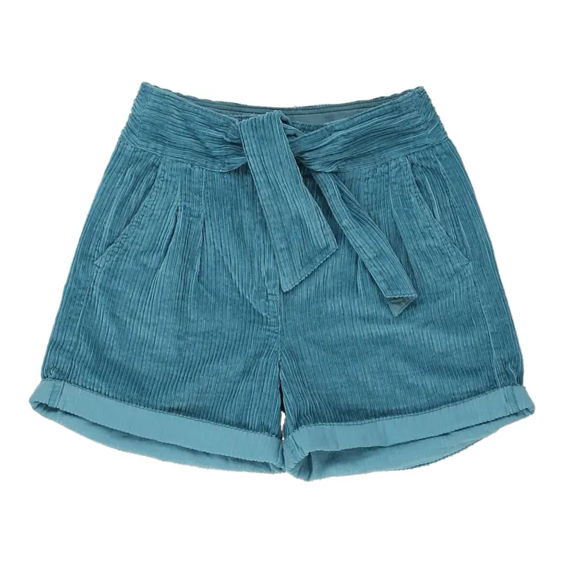 Sisley Shorts - 26W UK 6 Blue Cotton
