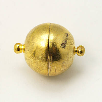 Brass Magnetic Clasps with Loops