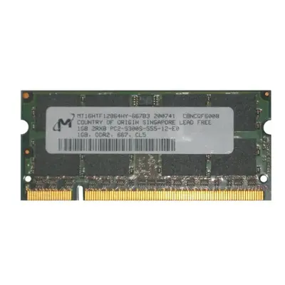 MT16HTF12864HY-667B3 Micron 1GB DDR2-667MHz SODIMM 2Rx8 CL5 Memory