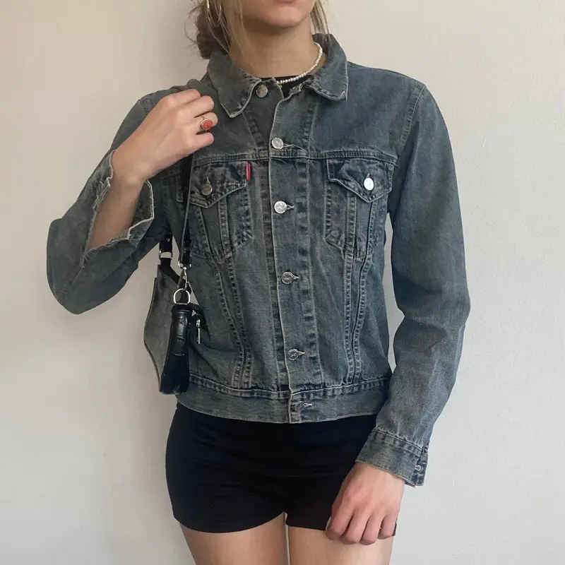 X-Cape Denim Jacket - Small Blue Cotton