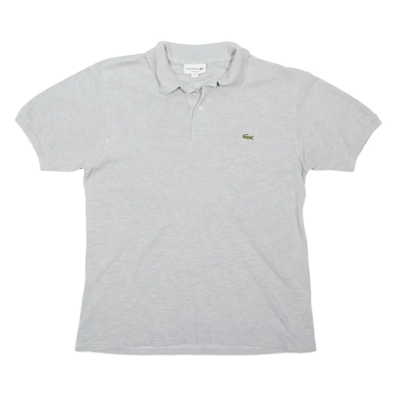 LACOSTE Mens Polo Shirt Grey S