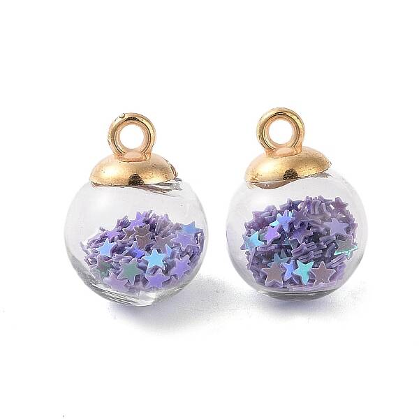 Glass Round Pendants