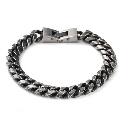 304 Stainless Steel Cuban Link Chains Bracelets for Men & Women