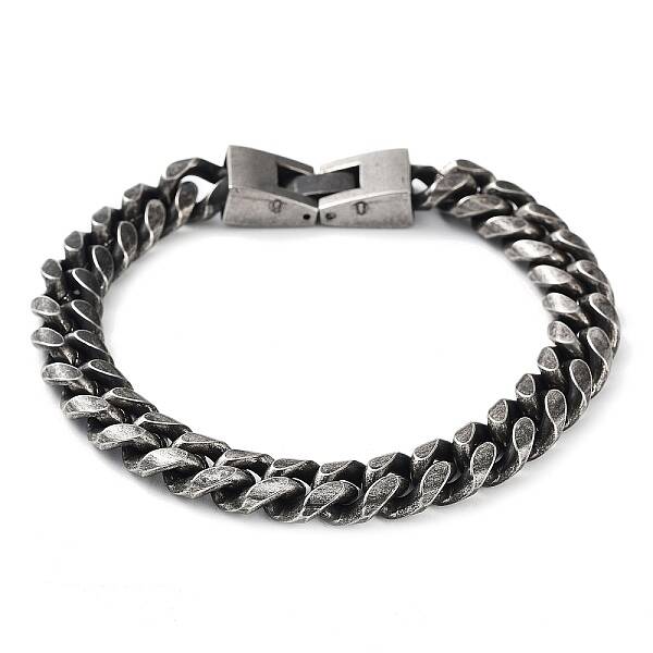 304 Stainless Steel Cuban Link Chains Bracelets for Men & Women