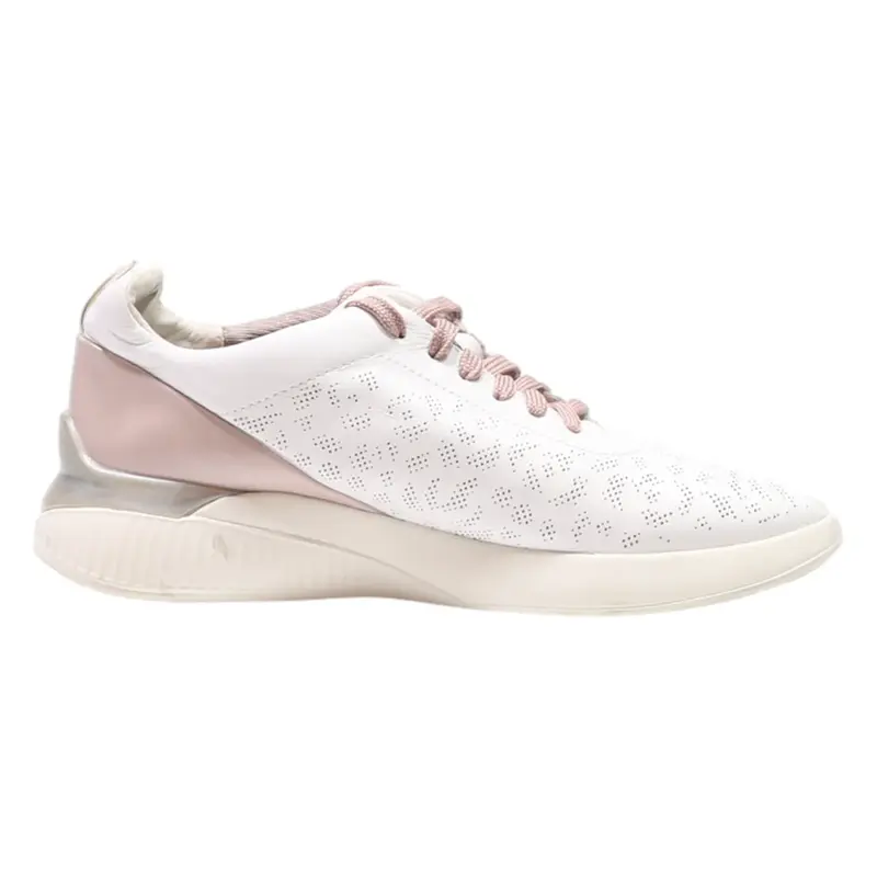 GEOX Sneaker Trainers White Leather Womens UK 5