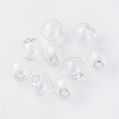 Round Mechanized One Hole Blown Glass Globe Ball Bottles