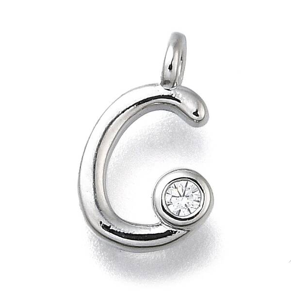 Brass Micro Pave Cubic Zirconia Pendants